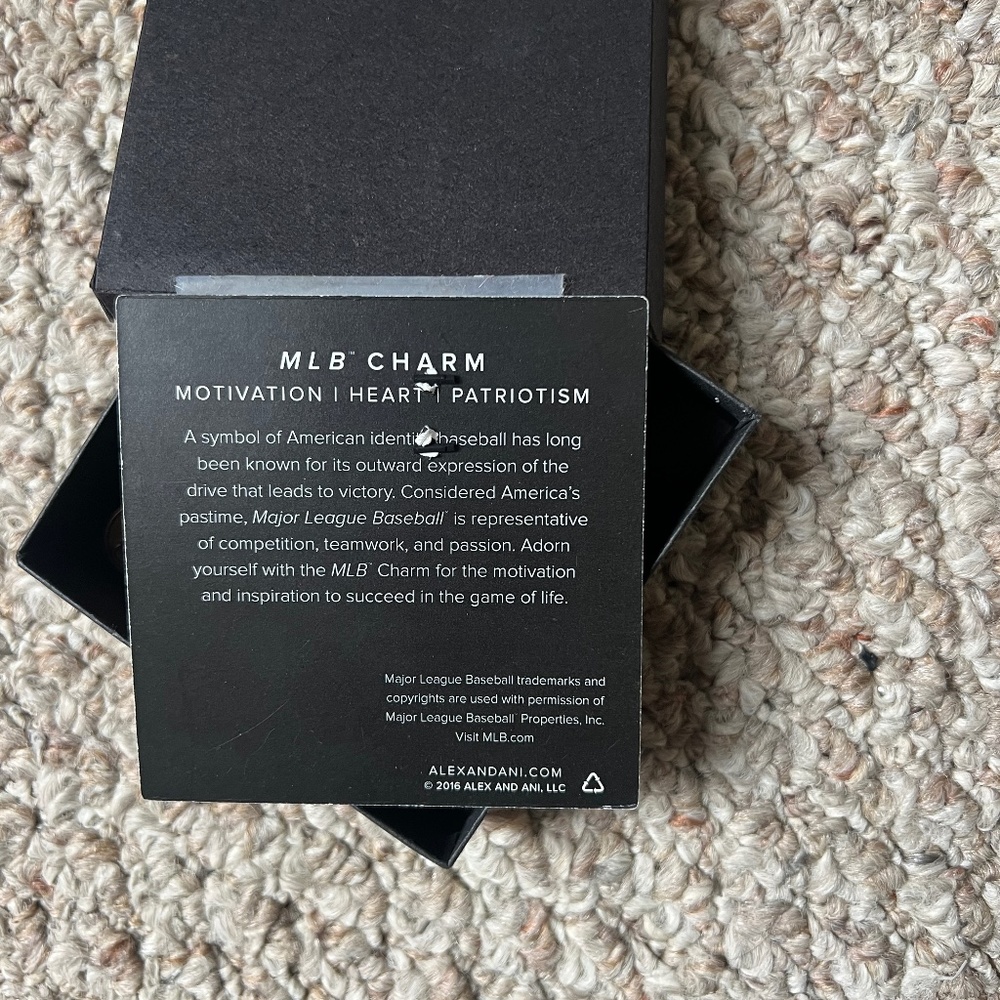 Gold Red Sox Alex and Ani Bracelet.